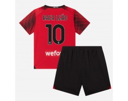 AC Milan Rafael Leao #10 Hemmatröja Barn 2023-24 Kortärmad (+ Korta byxor)