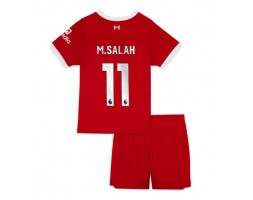 Liverpool Mohamed Salah #11 Hemmatröja Barn 2023-24 Kortärmad (+ Korta byxor)