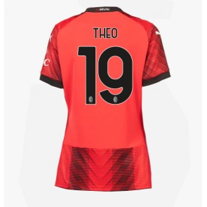 AC Milan Theo Hernandez #19 Hemmatröja Dam 2023-24 Kortärmad