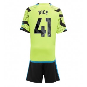 Arsenal Declan Rice #41 Bortatröja Barn 2023-24 Kortärmad (+ Korta byxor)