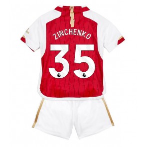 Arsenal Oleksandr Zinchenko #35 Hemmatröja Barn 2023-24 Kortärmad (+ Korta byxor)