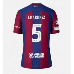 Barcelona Inigo Martinez #5 Hemmatröja 2023-24 Kortärmad