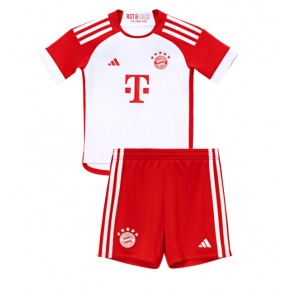 Bayern Munich Hemmatröja Barn 2023-24 Kortärmad (+ Korta byxor)
