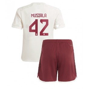 Bayern Munich Jamal Musiala #42 Tredje Tröja Barn 2023-24 Kortärmad (+ Korta byxor)