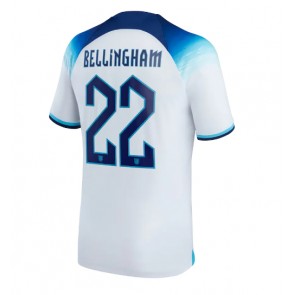 England Jude Bellingham #22 Hemmatröja VM 2022 Kortärmad