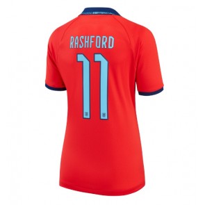 England Marcus Rashford #11 Bortatröja Dam VM 2022 Kortärmad
