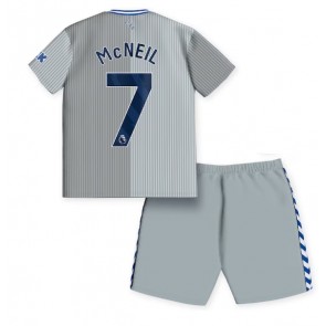 Everton Dwight McNeil #7 Tredje Tröja Barn 2023-24 Kortärmad (+ Korta byxor)