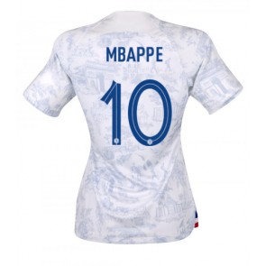 Frankrike Kylian Mbappe #10 Bortatröja Dam VM 2022 Kortärmad