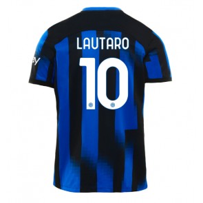 Inter Milan Lautaro Martinez #10 Hemmatröja 2023-24 Kortärmad