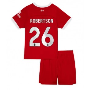 Liverpool Andrew Robertson #26 Hemmatröja Barn 2023-24 Kortärmad (+ Korta byxor)