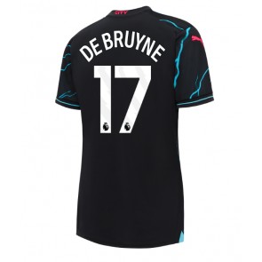 Manchester City Kevin De Bruyne #17 Tredje Tröja Dam 2023-24 Kortärmad