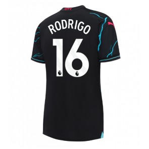 Manchester City Rodri Hernandez #16 Tredje Tröja Dam 2023-24 Kortärmad