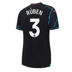 Manchester City Ruben Dias #3 Tredje Tröja Dam 2023-24 Kortärmad