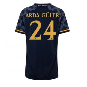 Real Madrid Arda Guler #24 Bortatröja Dam 2023-24 Kortärmad