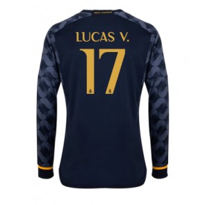 Real Madrid Lucas Vazquez #17 Bortatröja 2023-24 Långärmad
