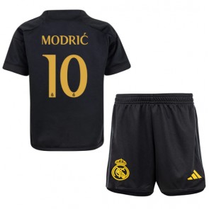 Real Madrid Luka Modric #10 Tredje Tröja Barn 2023-24 Kortärmad (+ Korta byxor)