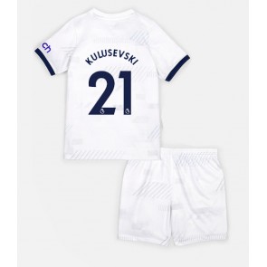 Tottenham Hotspur Dejan Kulusevski #21 Hemmatröja Barn 2023-24 Kortärmad (+ Korta byxor)