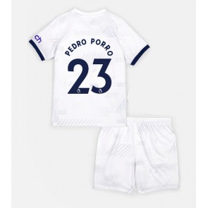 Tottenham Hotspur Pedro Porro #23 Hemmatröja Barn 2023-24 Kortärmad (+ Korta byxor)