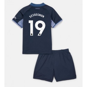 Tottenham Hotspur Ryan Sessegnon #19 Bortatröja Barn 2023-24 Kortärmad (+ Korta byxor)
