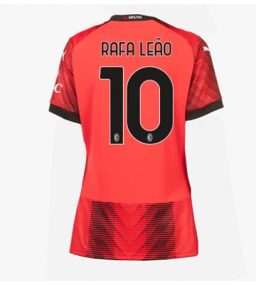 AC Milan Rafael Leao #10 Hemmatröja Dam 2023-24 Kortärmad