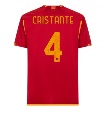 AS Roma Bryan Cristante #4 Hemmatröja 2023-24 Kortärmad
