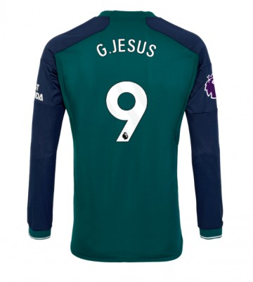 Arsenal Gabriel Jesus #9 Tredje Tröja 2023-24 Långärmad