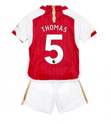 Arsenal Thomas Partey #5 Hemmatröja Barn 2023-24 Kortärmad (+ Korta byxor)