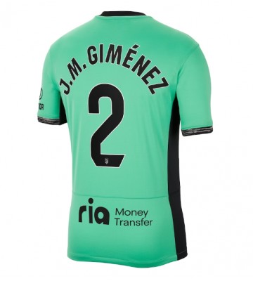Atletico Madrid Jose Gimenez #2 Tredje Tröja 2023-24 Kortärmad