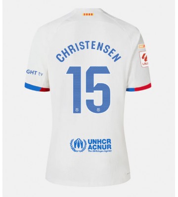 Barcelona Andreas Christensen #15 Bortatröja 2023-24 Kortärmad