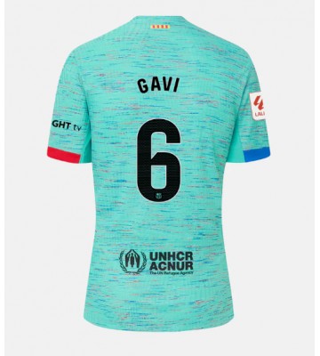 Barcelona Paez Gavi #6 Tredje Tröja 2023-24 Kortärmad