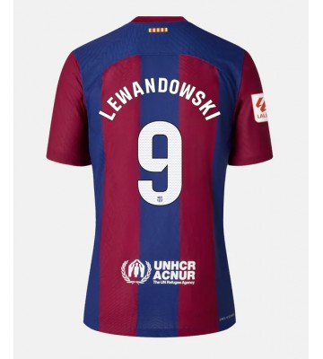 Barcelona Robert Lewandowski #9 Hemmatröja Dam 2023-24 Kortärmad