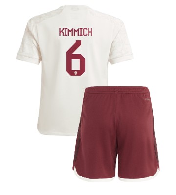 Bayern Munich Joshua Kimmich #6 Tredje Tröja Barn 2023-24 Kortärmad (+ Korta byxor)