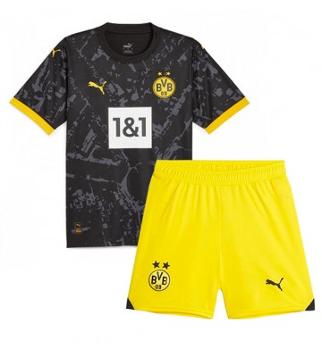 Borussia Dortmund Bortatröja Barn 2023-24 Kortärmad (+ Korta byxor)