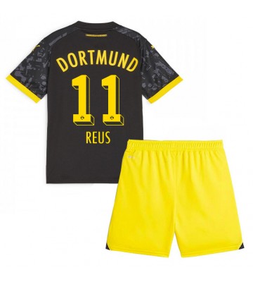Borussia Dortmund Marco Reus #11 Bortatröja Barn 2023-24 Kortärmad (+ Korta byxor)
