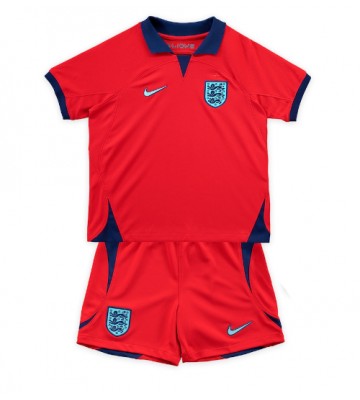 England Bortatröja Barn VM 2022 Kortärmad (+ Korta byxor)