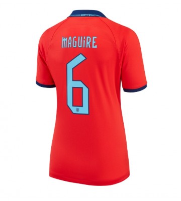 England Harry Maguire #6 Bortatröja Dam VM 2022 Kortärmad