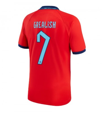 England Jack Grealish #7 Bortatröja VM 2022 Kortärmad