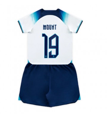 England Mason Mount #19 Hemmatröja Barn VM 2022 Kortärmad (+ Korta byxor)