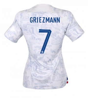 Frankrike Antoine Griezmann #7 Bortatröja Dam VM 2022 Kortärmad