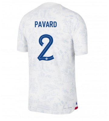 Frankrike Benjamin Pavard #2 Bortatröja VM 2022 Kortärmad