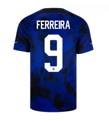 Förenta staterna Jesus Ferreira #9 Bortatröja VM 2022 Kortärmad