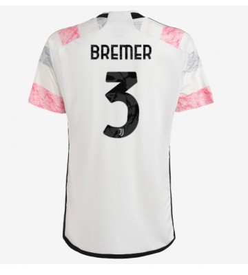 Juventus Gleison Bremer #3 Bortatröja 2023-24 Kortärmad