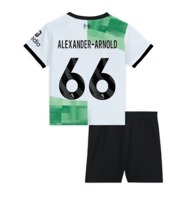 Liverpool Alexander-Arnold #66 Bortatröja Barn 2023-24 Kortärmad (+ Korta byxor)