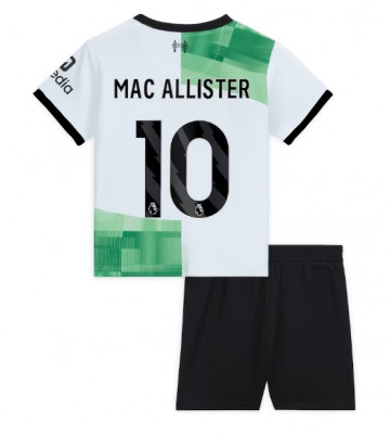Liverpool Alexis Mac Allister #10 Bortatröja Barn 2023-24 Kortärmad (+ Korta byxor)