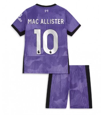 Liverpool Alexis Mac Allister #10 Tredje Tröja Barn 2023-24 Kortärmad (+ Korta byxor)