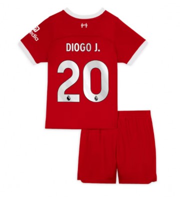 Liverpool Diogo Jota #20 Hemmatröja Barn 2023-24 Kortärmad (+ Korta byxor)