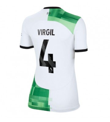 Liverpool Virgil van Dijk #4 Bortatröja Dam 2023-24 Kortärmad