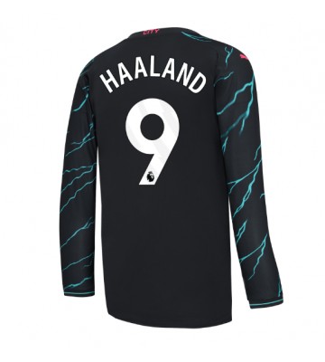 Manchester City Erling Haaland #9 Tredje Tröja 2023-24 Långärmad
