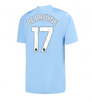 Manchester City Kevin De Bruyne #17 Hemmatröja 2023-24 Kortärmad