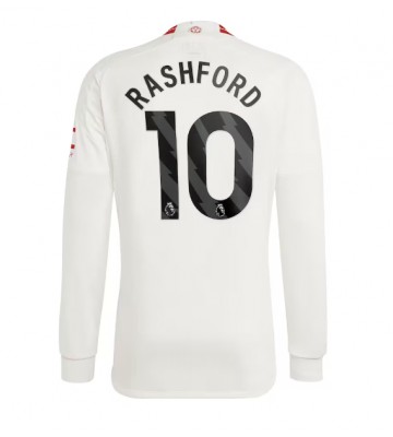 Manchester United Marcus Rashford #10 Tredje Tröja 2023-24 Långärmad